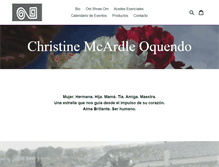 Tablet Screenshot of christinemcardleoquendo.com